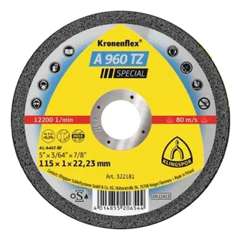 Disco Corte Metal-inox 4.5 Klingspor